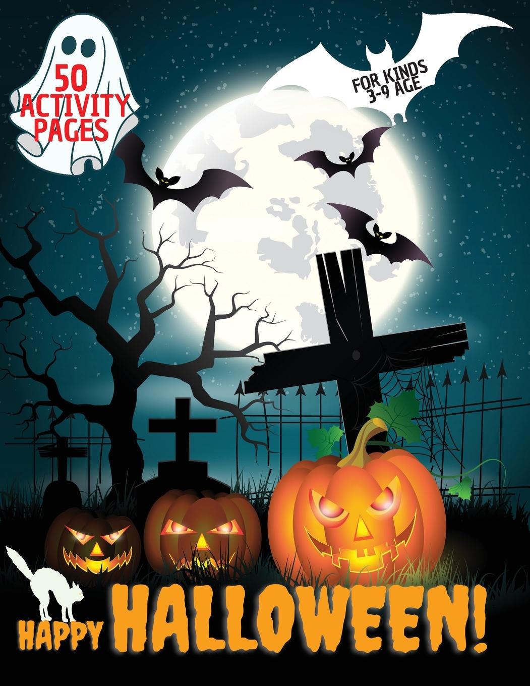 Vorderes Coverbild Happy Halloween Activity Book
