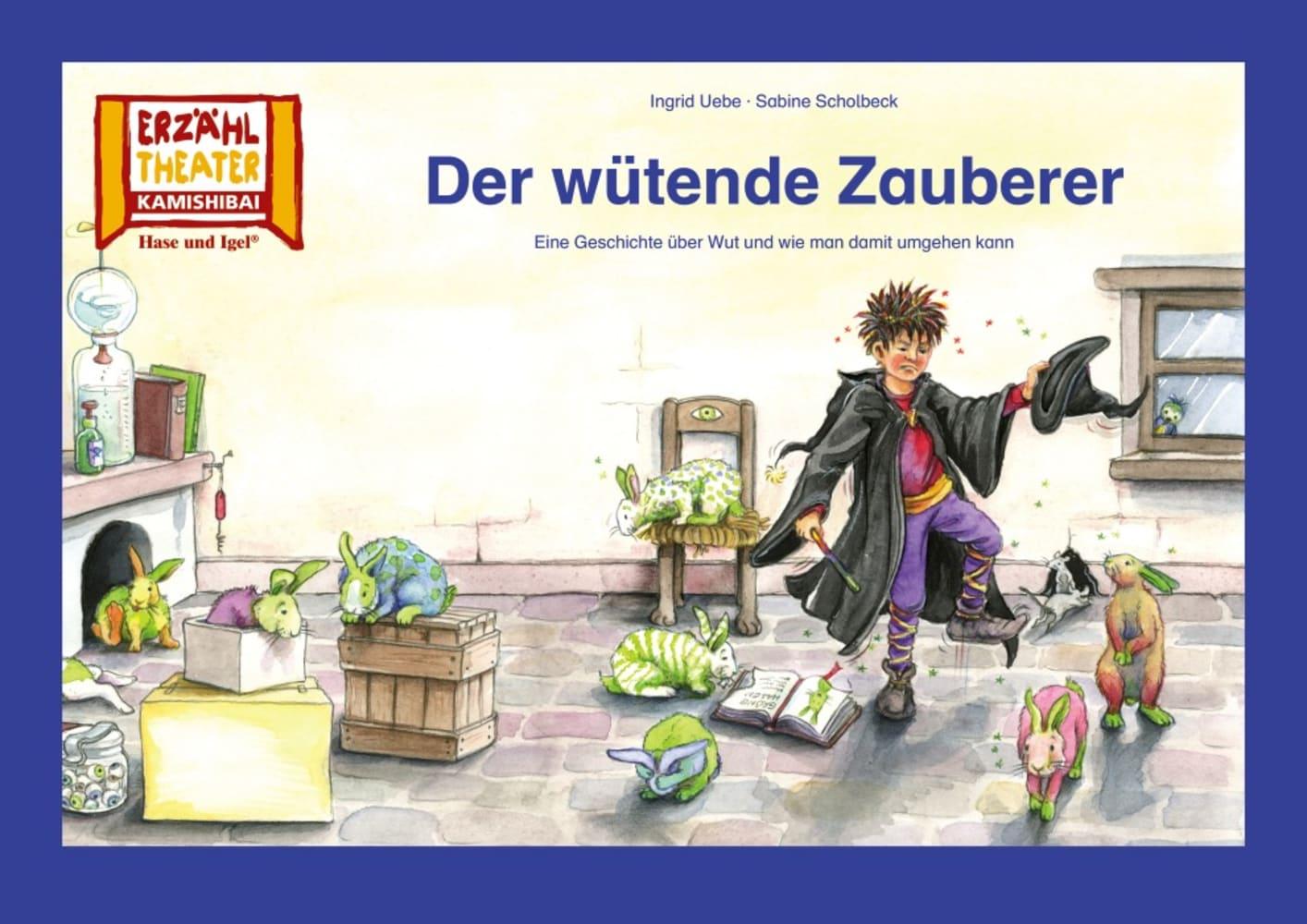 Vorderes Coverbild Der wütende Zauberer / Kamishibai Bildkarten