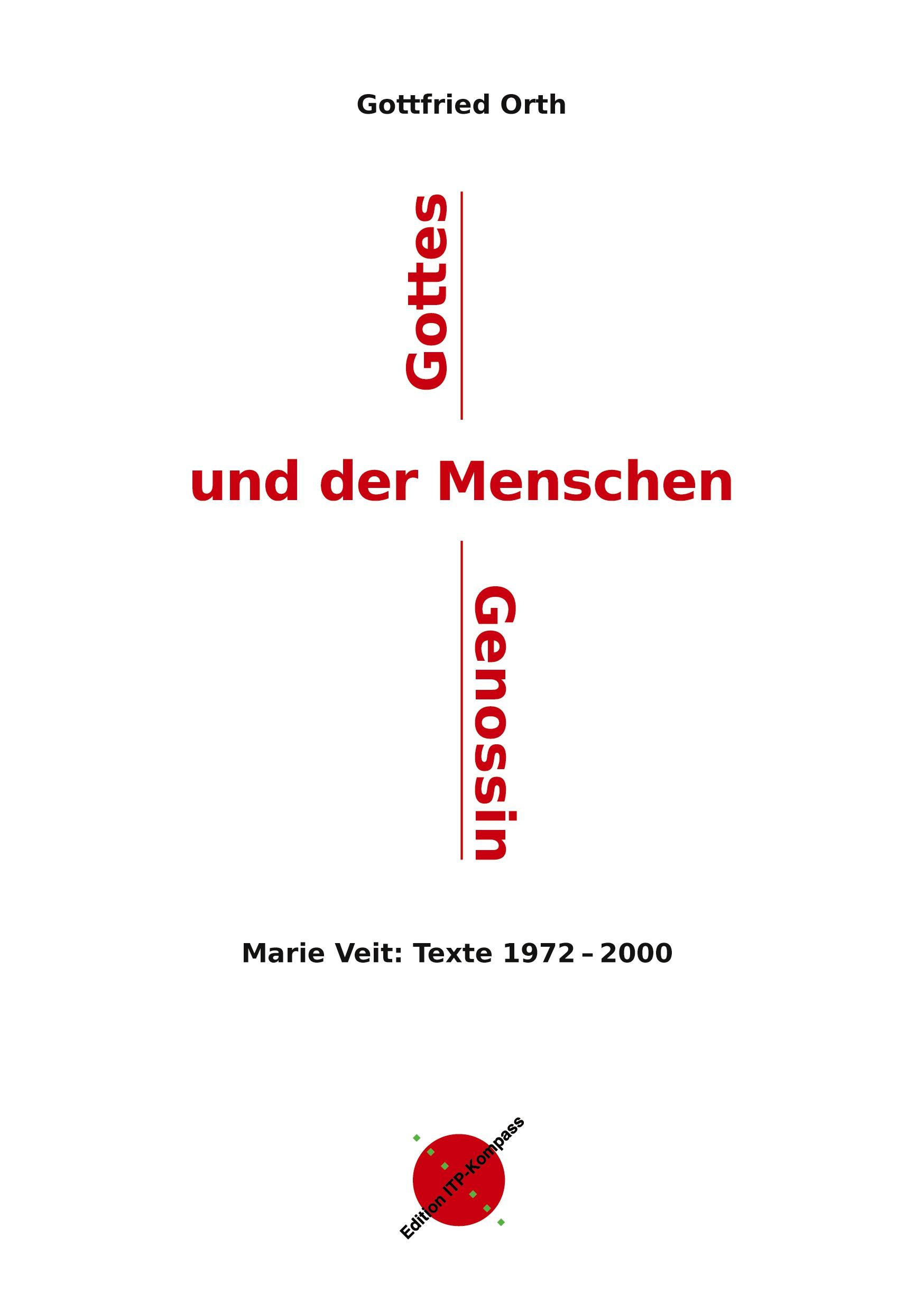 Vorderes Coverbild Gottes und der Menschen Genossin