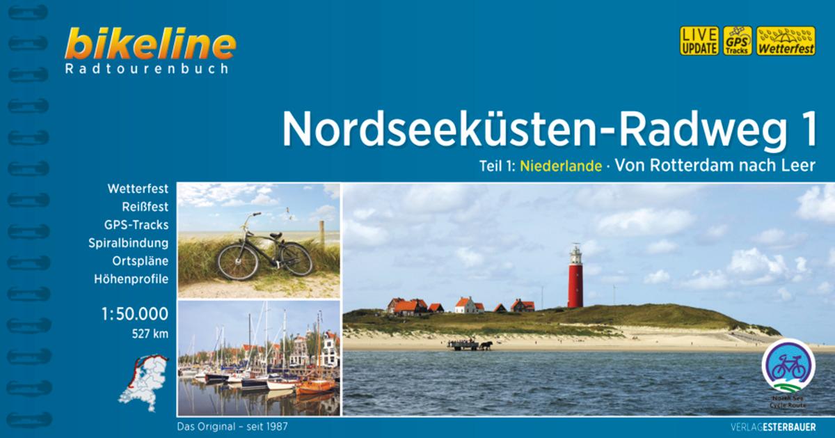 Vorderes Coverbild Nordseeküsten-Radweg. 1:75000 / Nordseeküsten-Radweg Teil 1