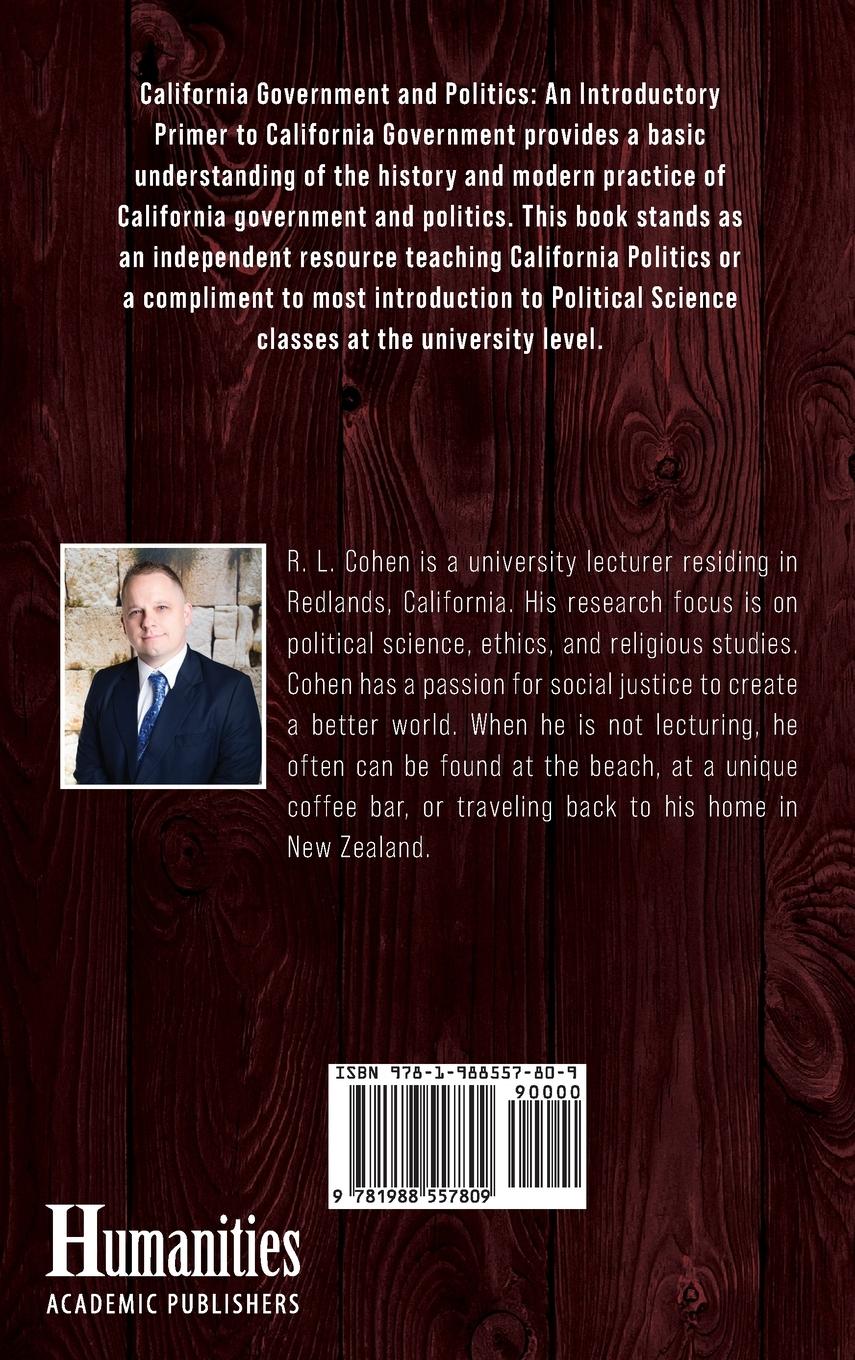 Rückseitencover California Government and Politics
