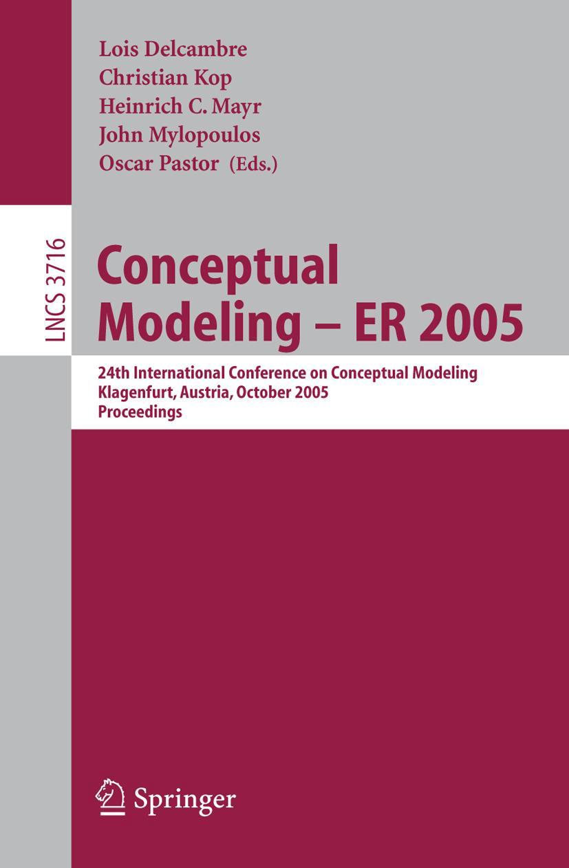 Vorderes Coverbild Conceptual Modeling - ER 2005