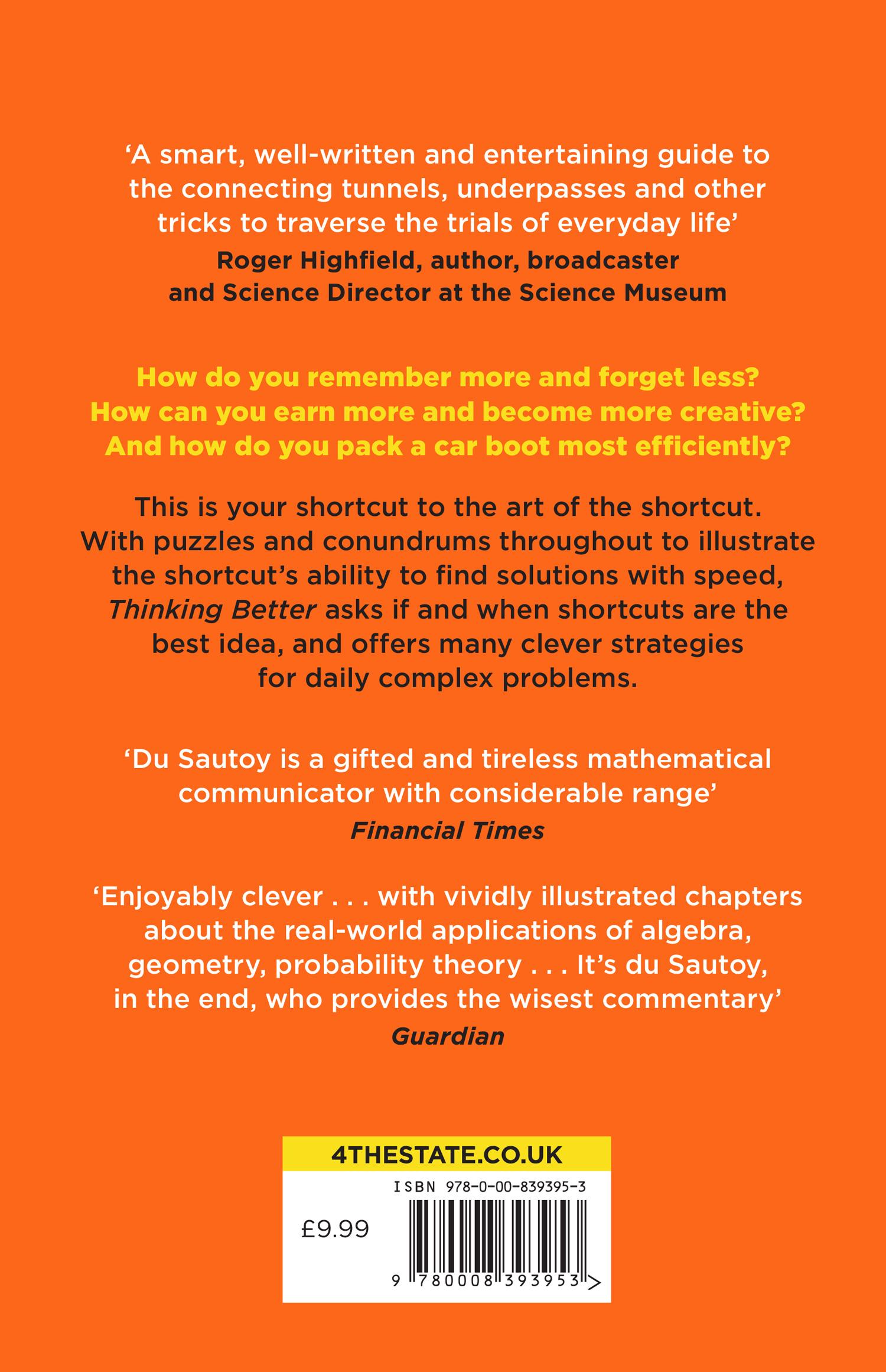 Rückseitencover Thinking Better