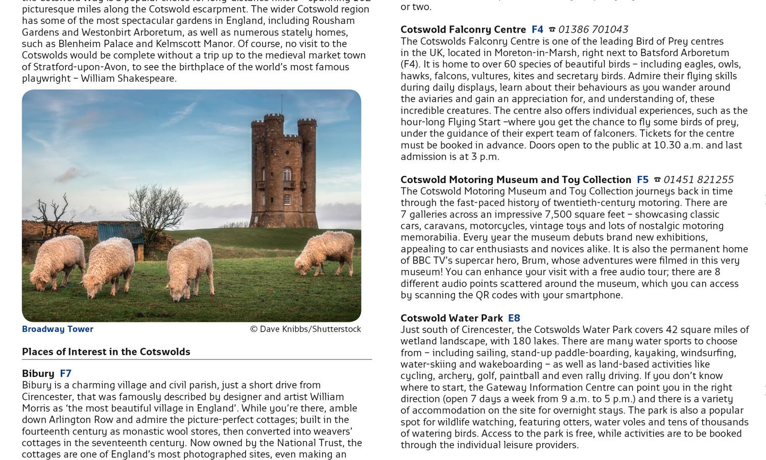 Beispielinhalt (Bild) Cotswolds Pocket Map