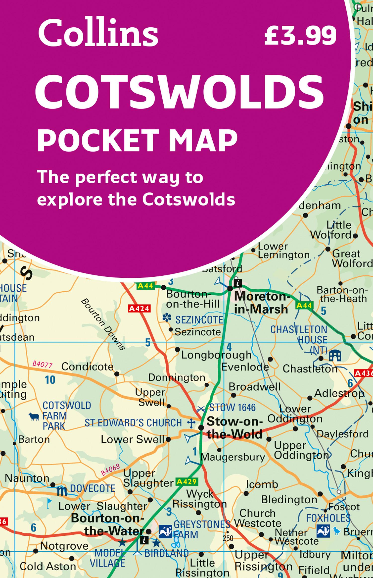 Vorderes Coverbild Cotswolds Pocket Map