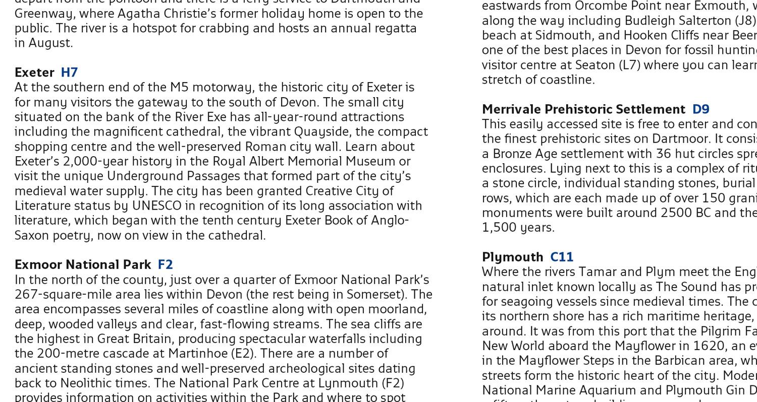 Beispielinhalt (Bild) Devon Pocket Map