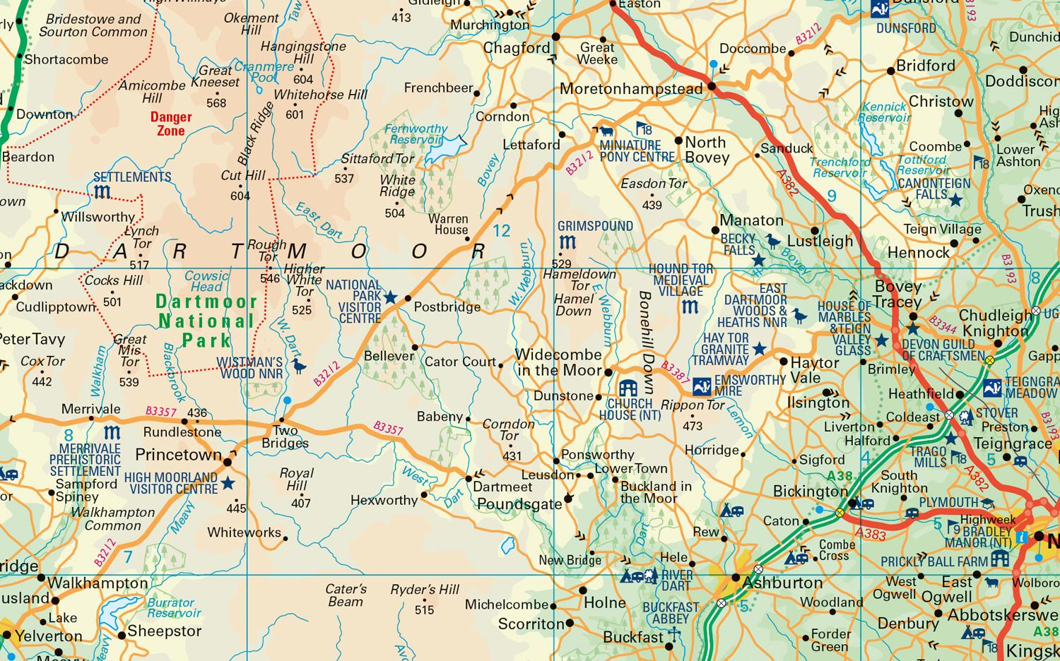 Beispielinhalt (Bild) Devon Pocket Map
