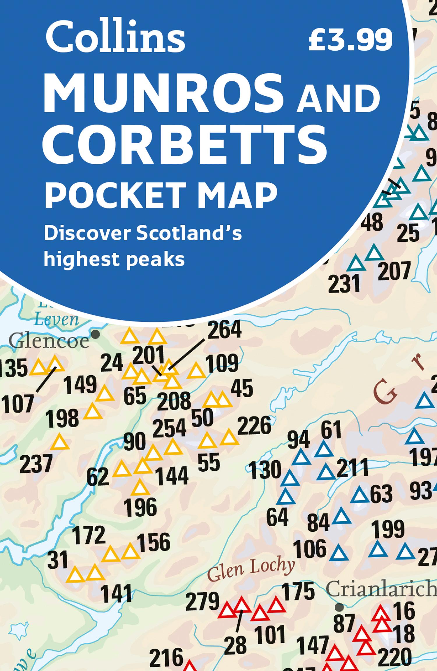 Vorderes Coverbild Munros and Corbetts Pocket Map