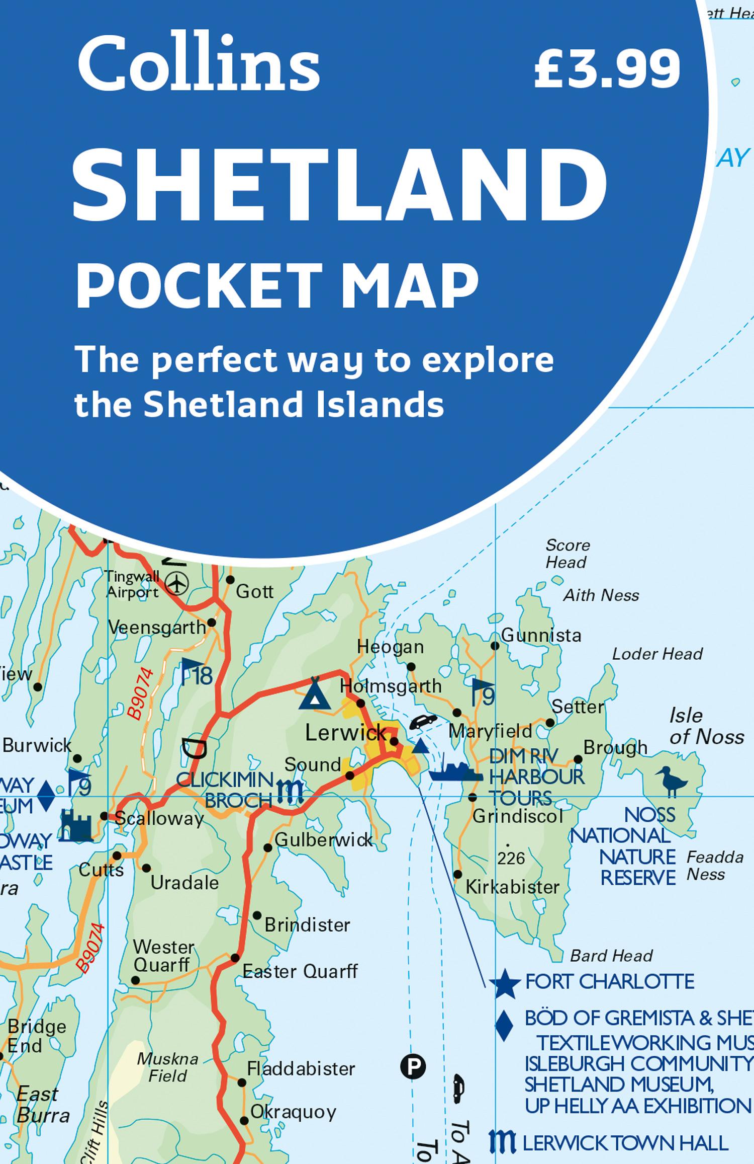 Vorderes Coverbild Shetland Pocket Map