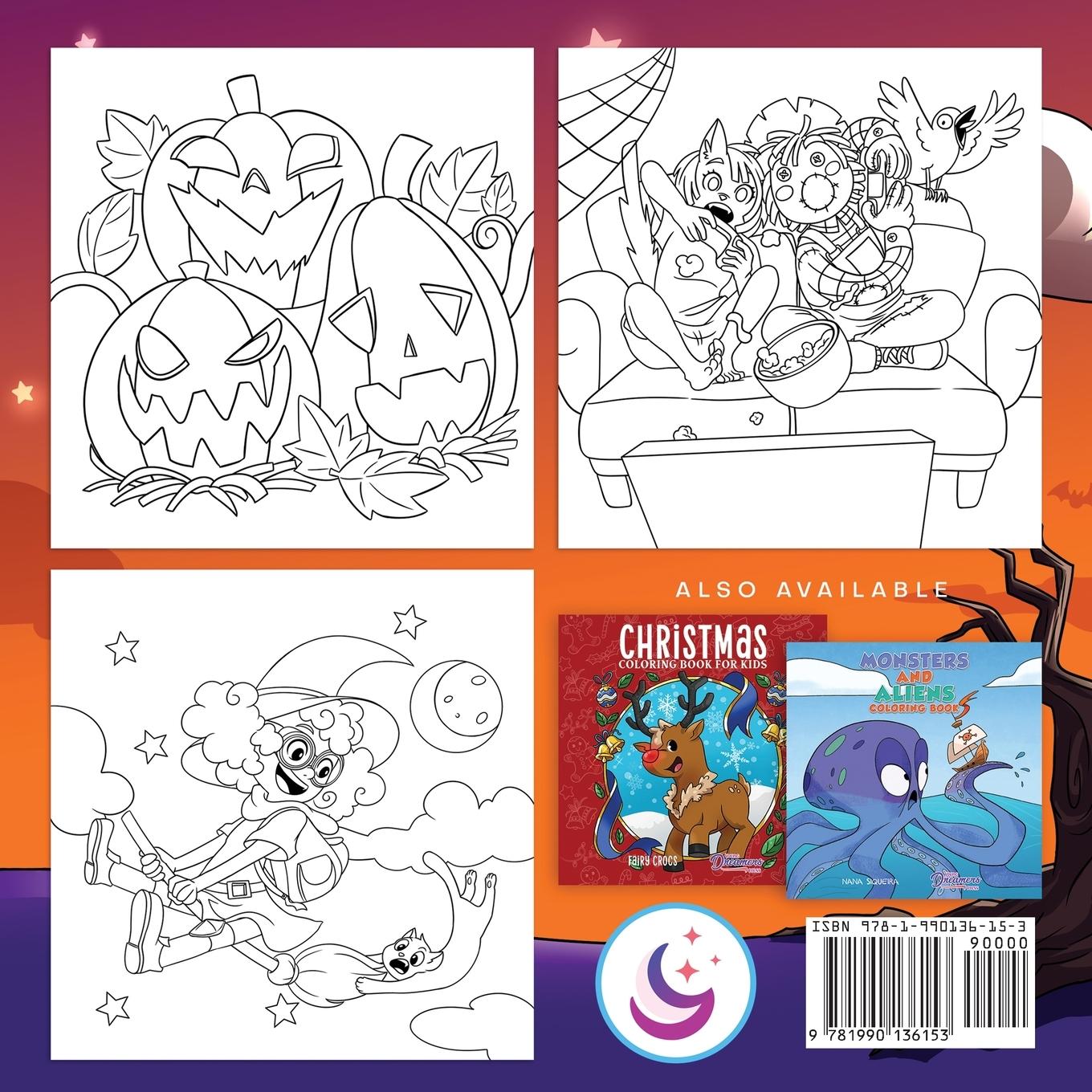 Rückseitencover Halloween Coloring Book