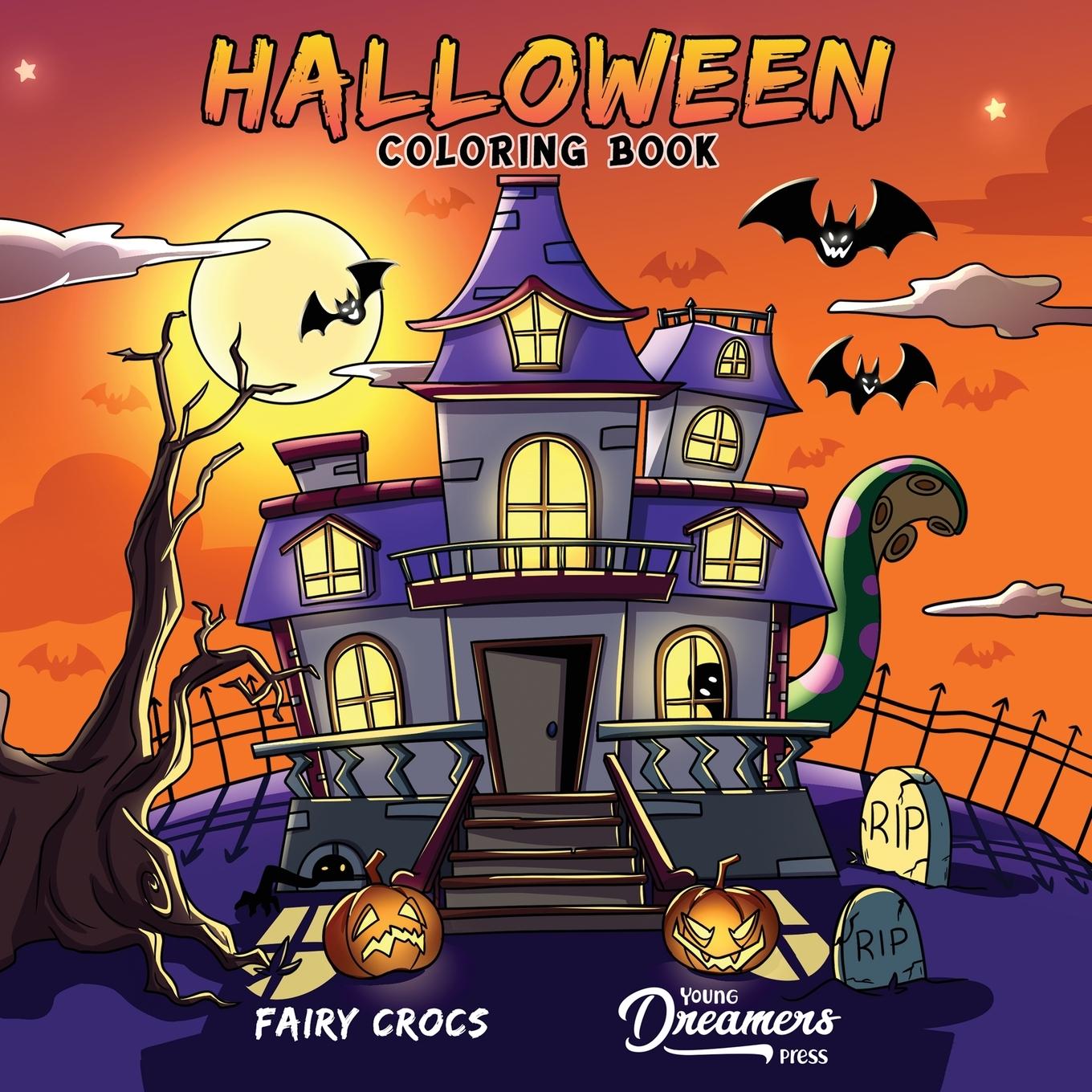 Vorderes Coverbild Halloween Coloring Book