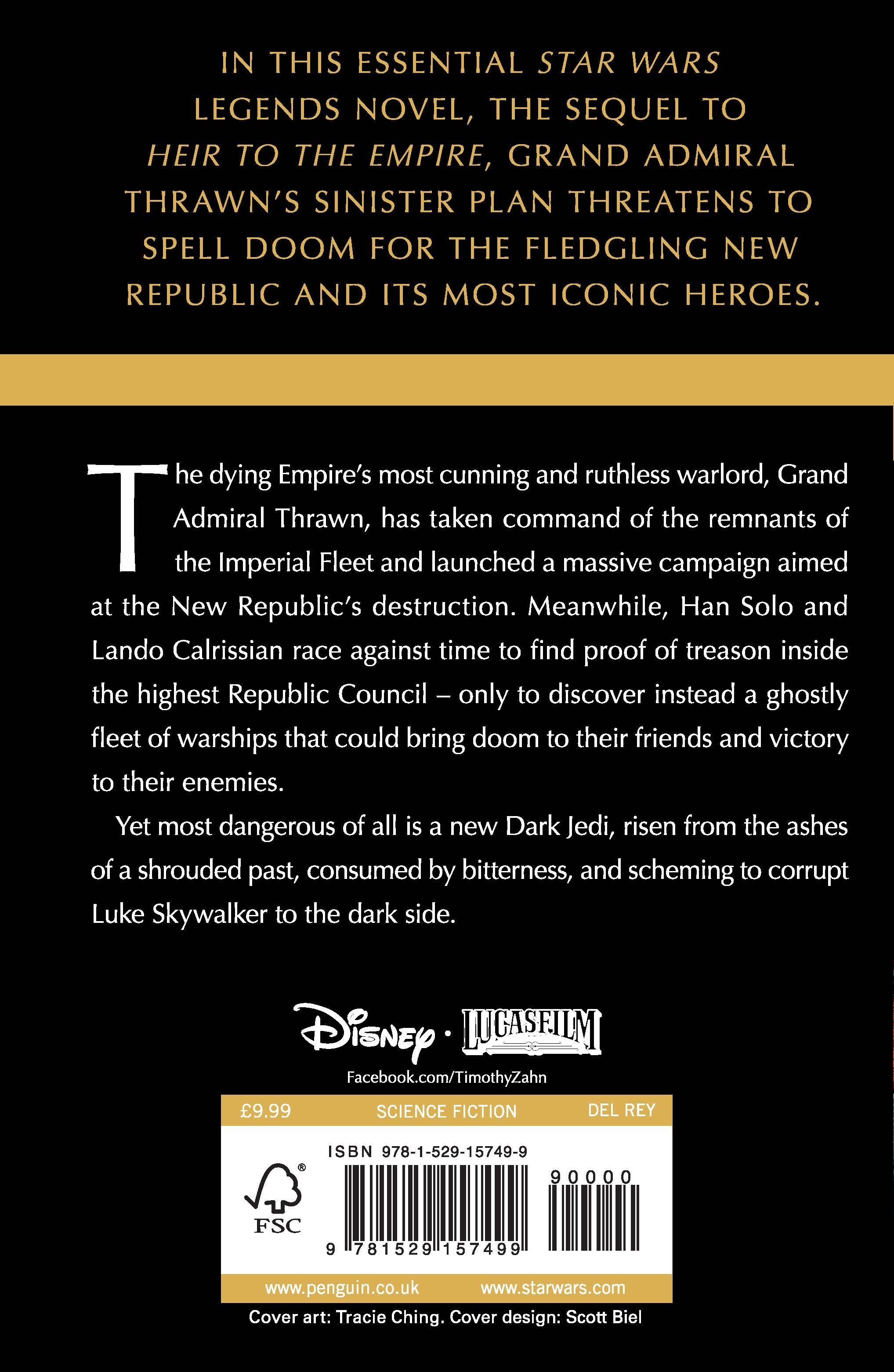Rückseitencover Star Wars: Dark Force Rising