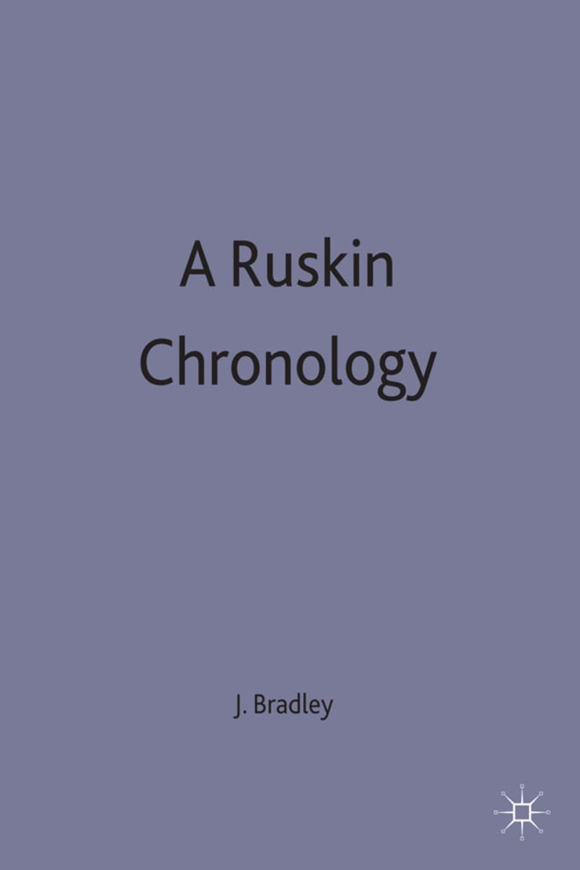 Vorderes Coverbild A Ruskin Chronology