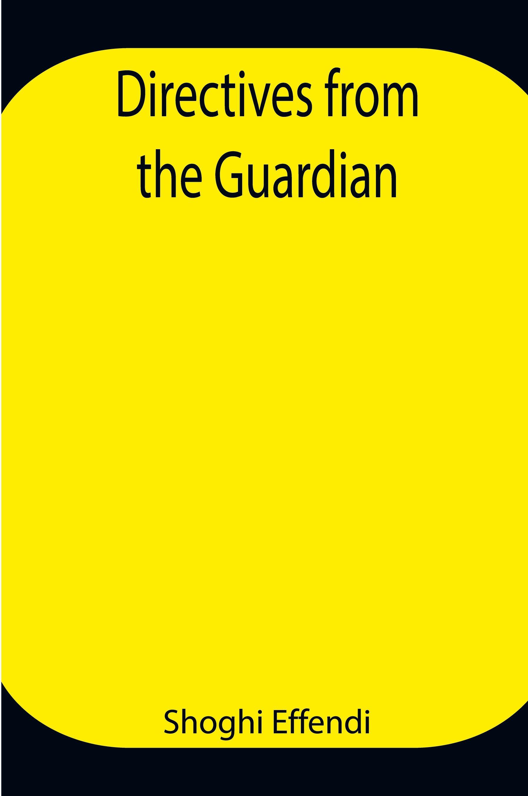 Vorderes Coverbild Directives from the Guardian