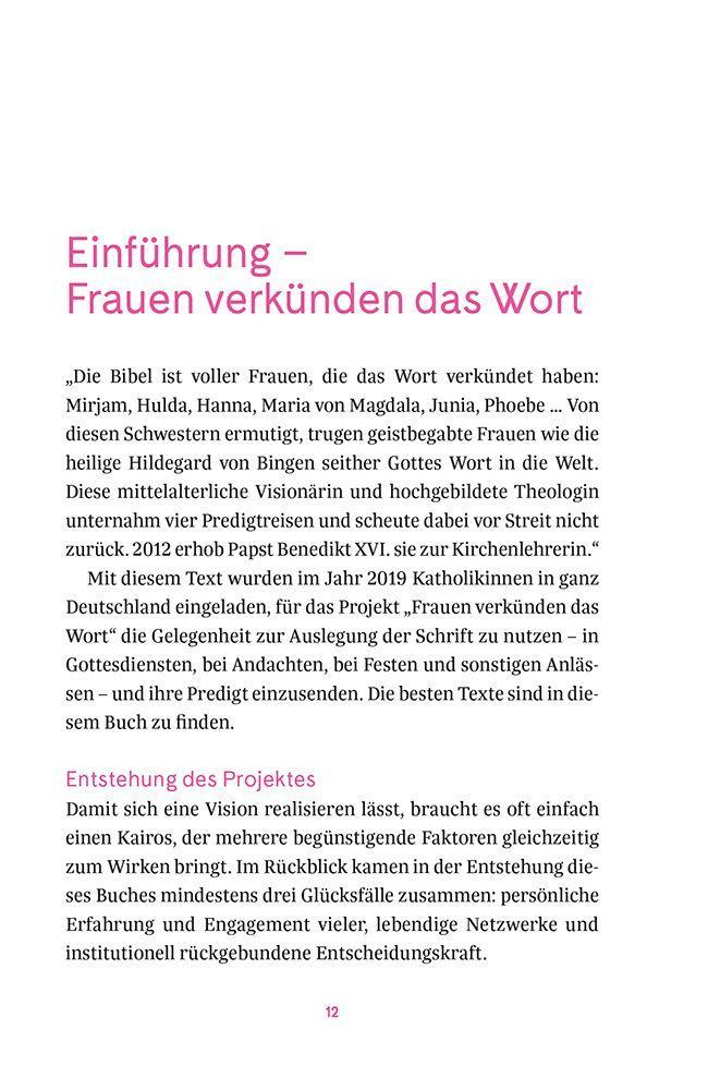 Beispielinhalt (Bild) Frauen verkünden das Wort