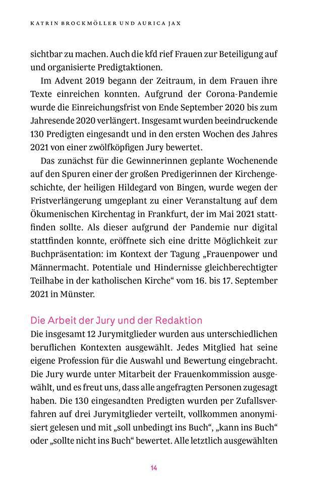 Beispielinhalt (Bild) Frauen verkünden das Wort