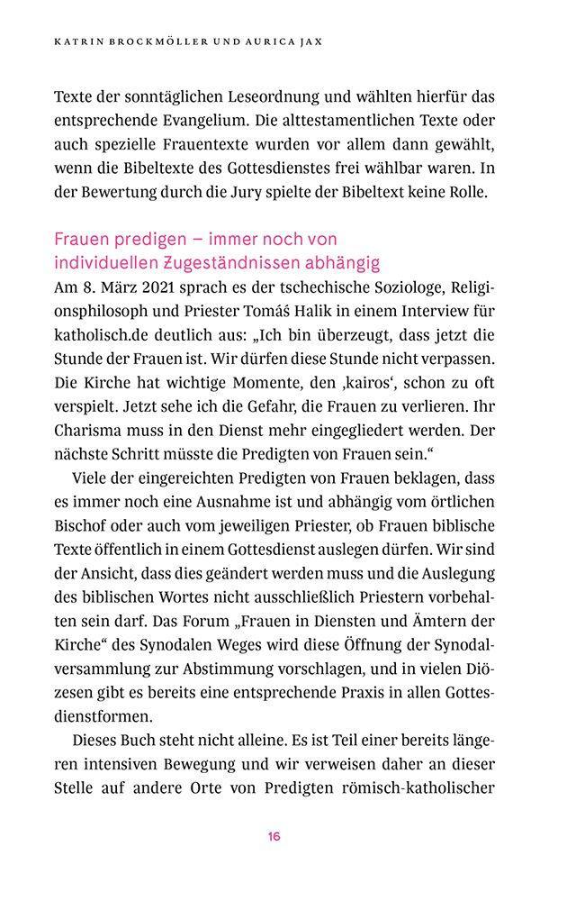 Beispielinhalt (Bild) Frauen verkünden das Wort