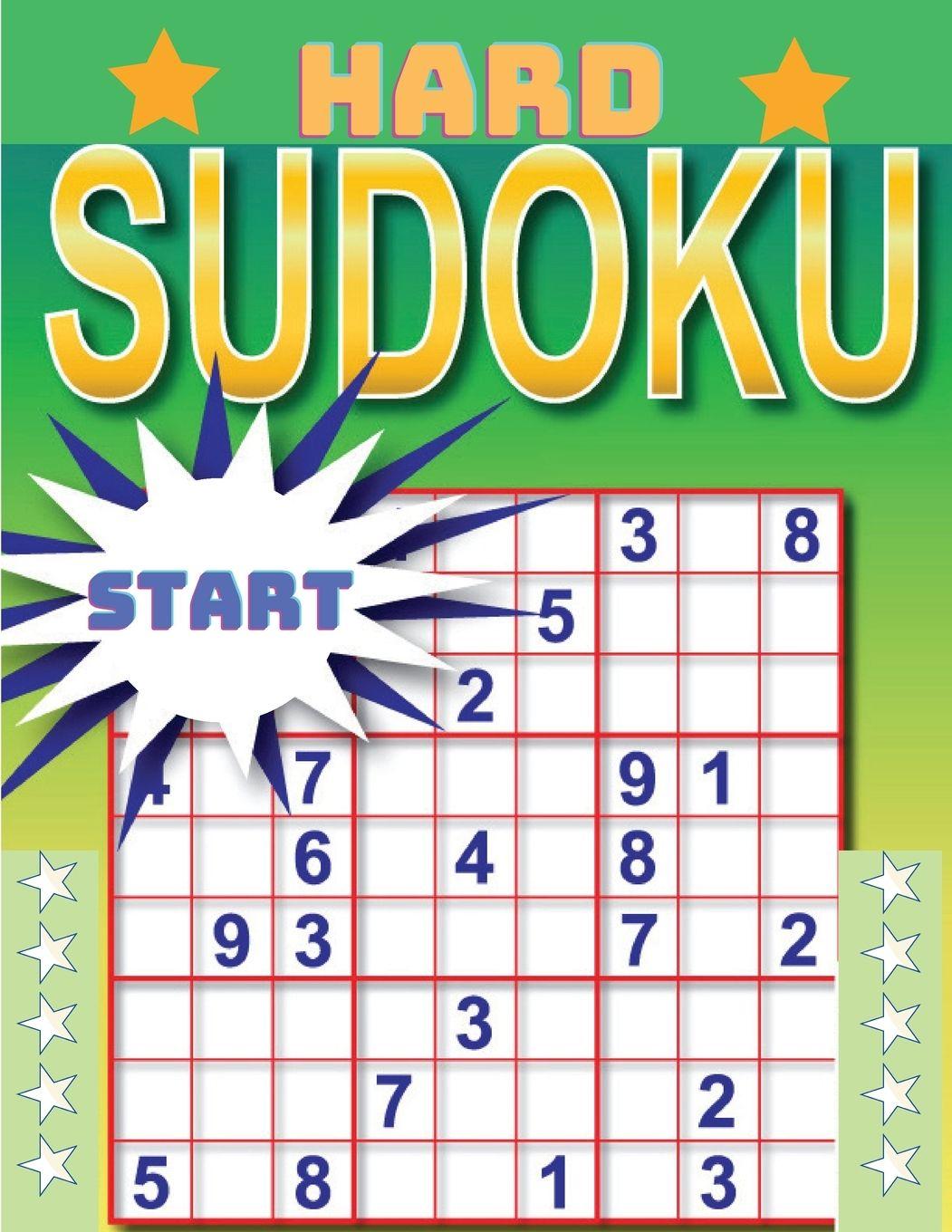 Vorderes Coverbild Hard Sudoku Puzzle Book