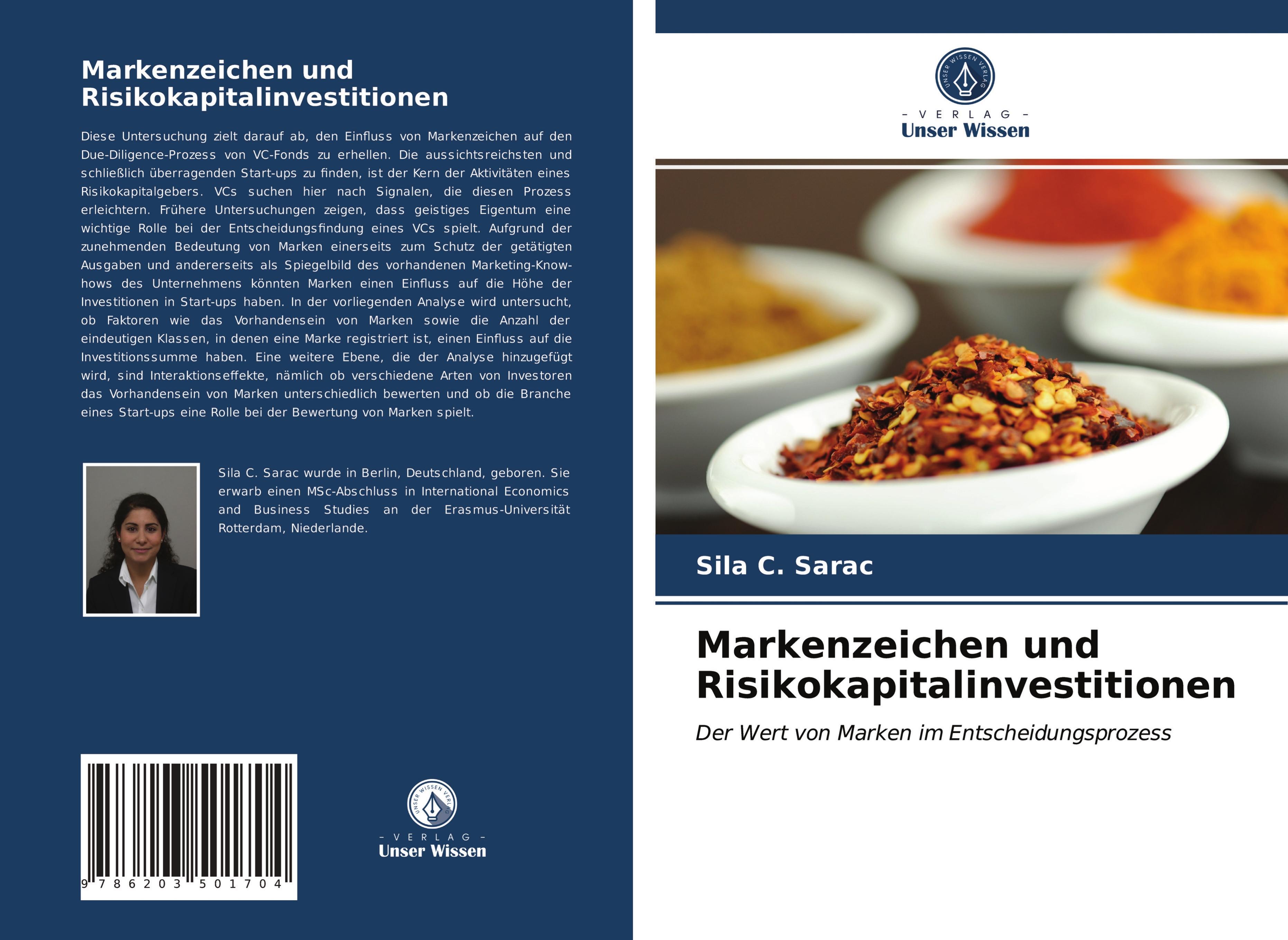 Vorderes Coverbild Markenzeichen und Risikokapitalinvestitionen