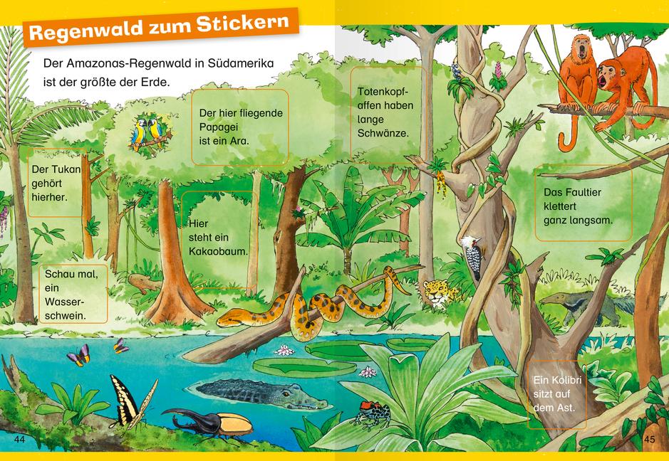 Beispielinhalt (Bild) Wieso? Weshalb? Warum? Erstleser, Band 5: Unsere Erde