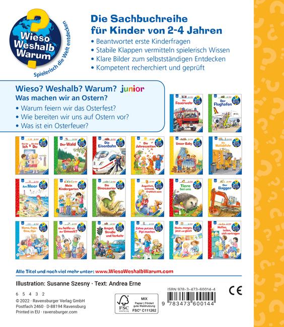Beispielinhalt (Bild) Wieso? Weshalb? Warum? junior, Band 54: Was machen wir an Ostern?