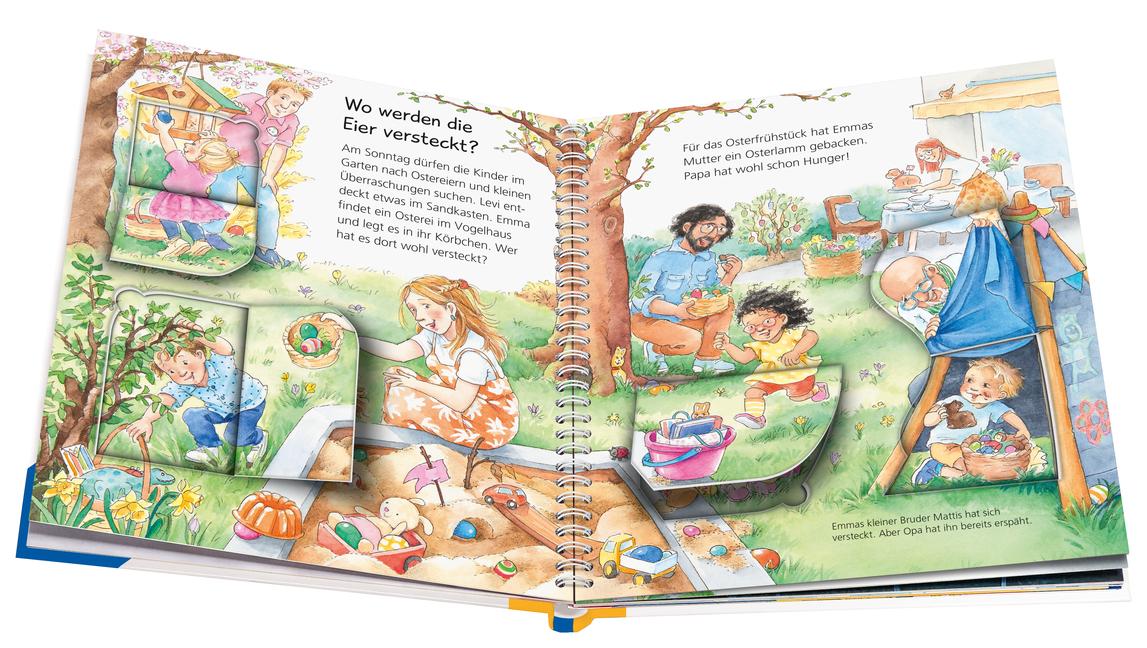 Beispielinhalt (Bild) Wieso? Weshalb? Warum? junior, Band 54: Was machen wir an Ostern?