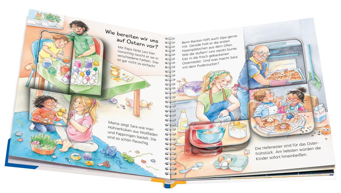 Beispielinhalt (Bild) Wieso? Weshalb? Warum? junior, Band 54: Was machen wir an Ostern?