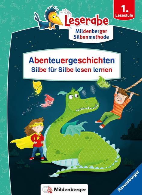 Vorderes Coverbild Abenteuergeschichten - Silbe für Silbe lesen lernen - Leserabe ab 1. Klasse - Erstlesebuch für Kinder ab 6 Jahren