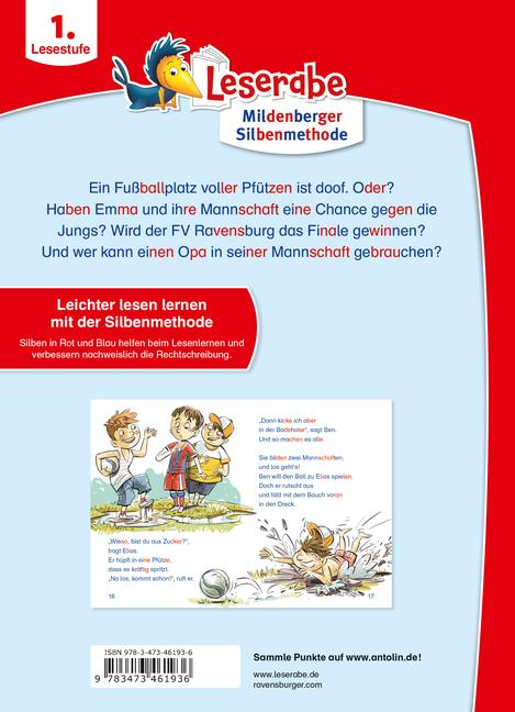 Beispielinhalt (Bild) Fußballgeschichten - Leserabe ab 1. Klasse - Erstlesebuch für Kinder ab 6 Jahren (mit Mildenberger Silbenmethode)
