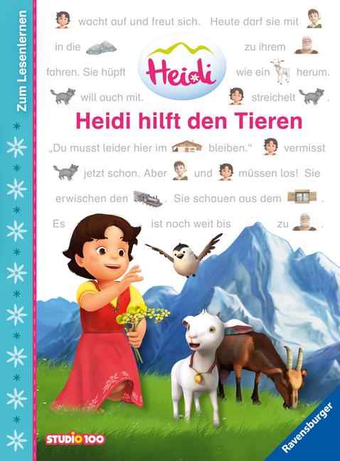 Vorderes Coverbild Heidi hilft den Tieren - zum Lesenlernen