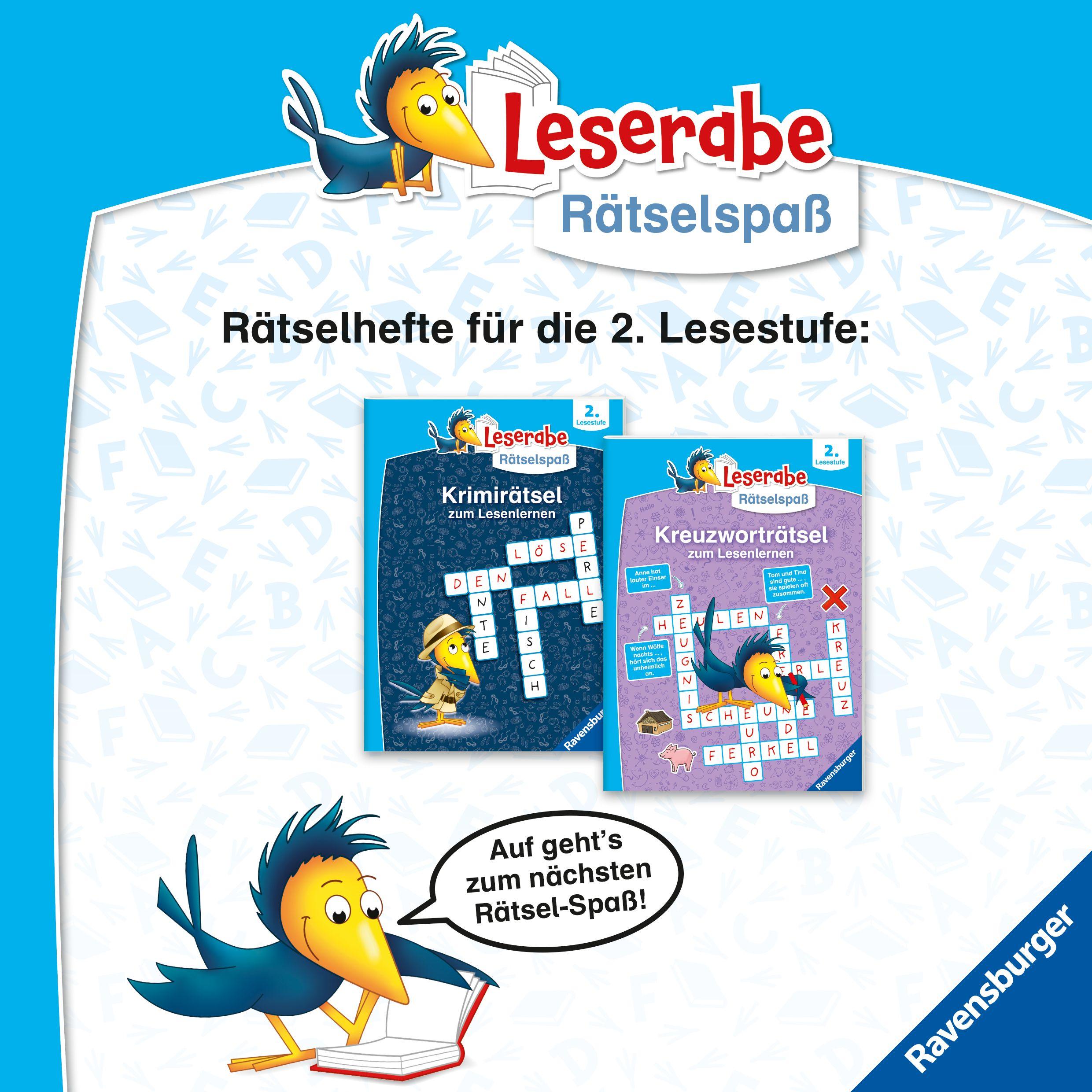 Beispielinhalt (Bild) Ravensburger Leserabe Rätselspaß - Kreuzworträtsel zum Lesenlernen - 2. Lesestufe