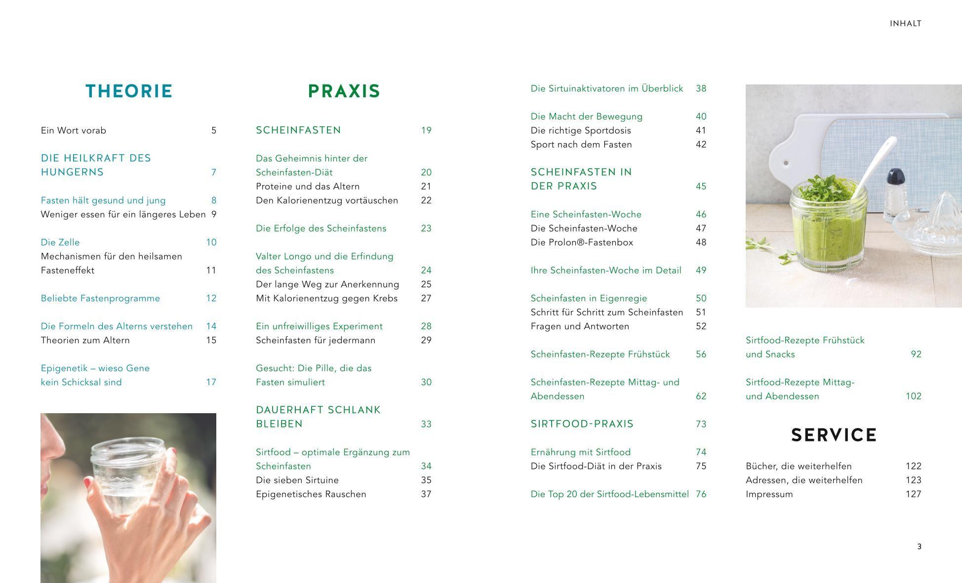 Beispielinhalt (Bild) Das neue Easy-Fasten