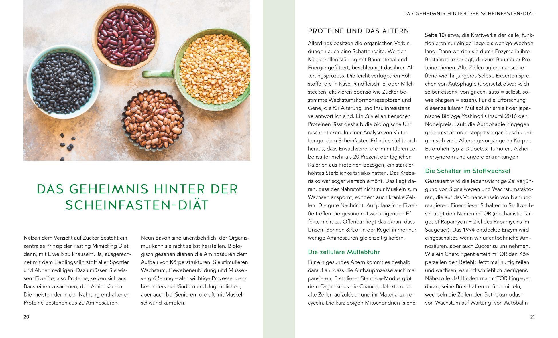 Beispielinhalt (Bild) Das neue Easy-Fasten