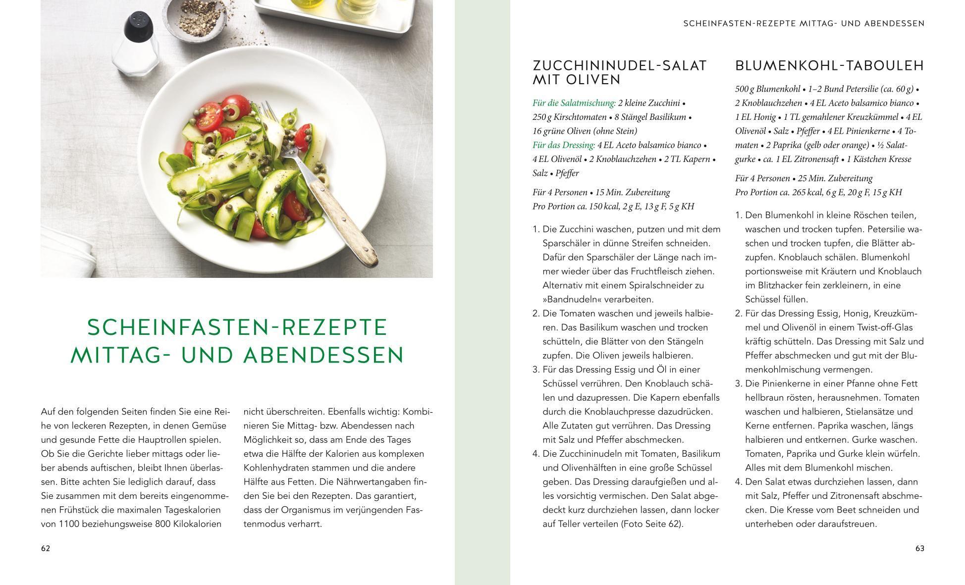 Beispielinhalt (Bild) Das neue Easy-Fasten