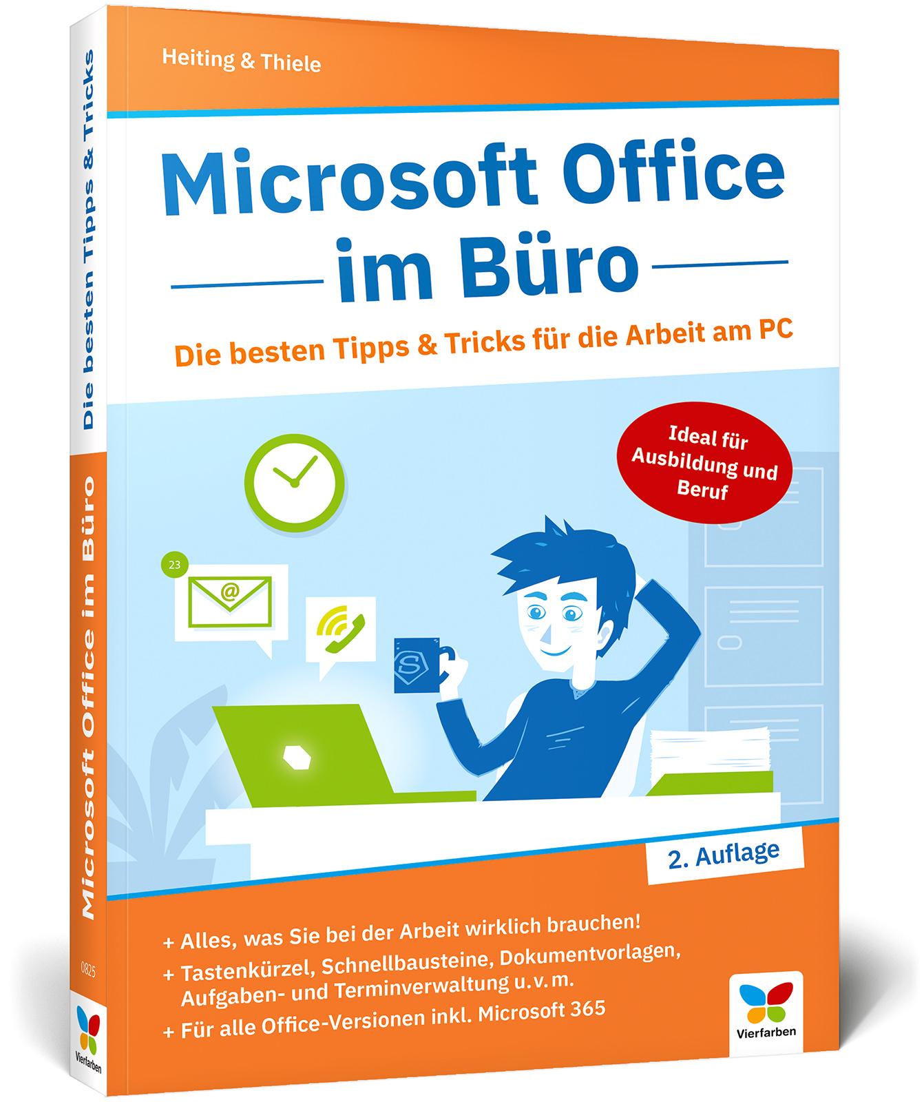 Vorderes Coverbild Microsoft Office im Büro