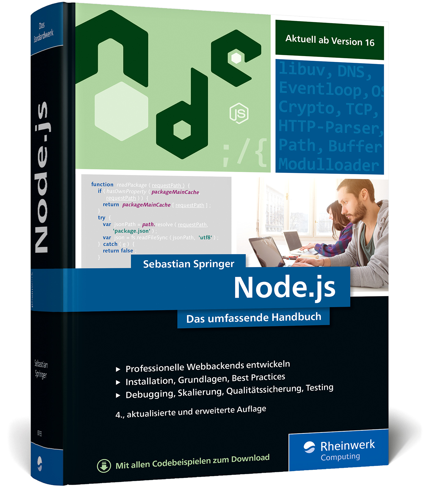 Vorderes Coverbild Node.js