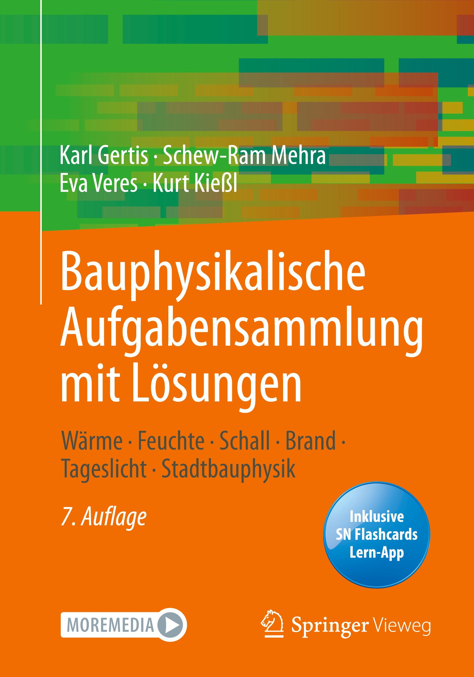 Vorderes Coverbild Bauphysikalische Aufgabensammlung mit Lösungen