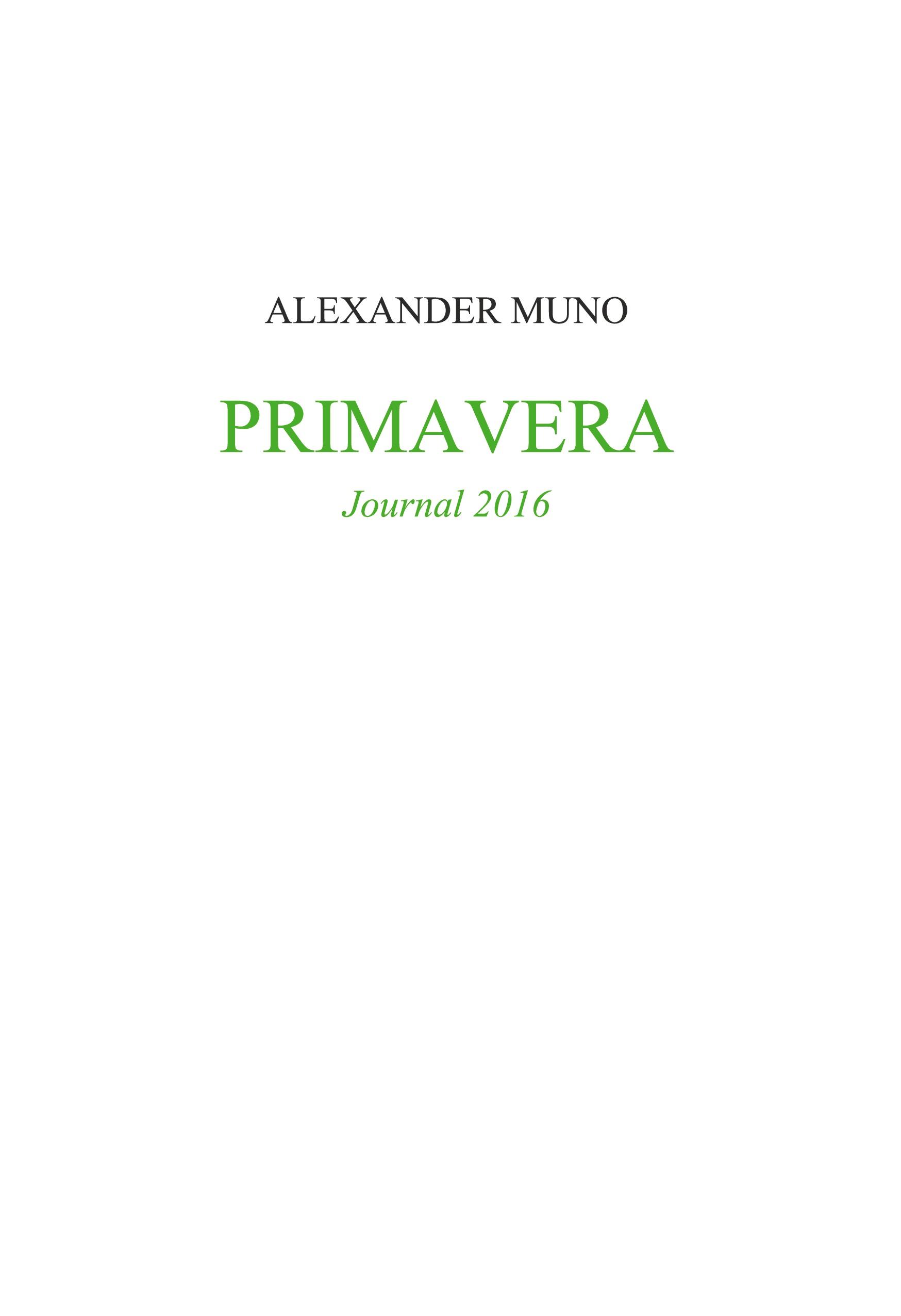 Vorderes Coverbild Primavera