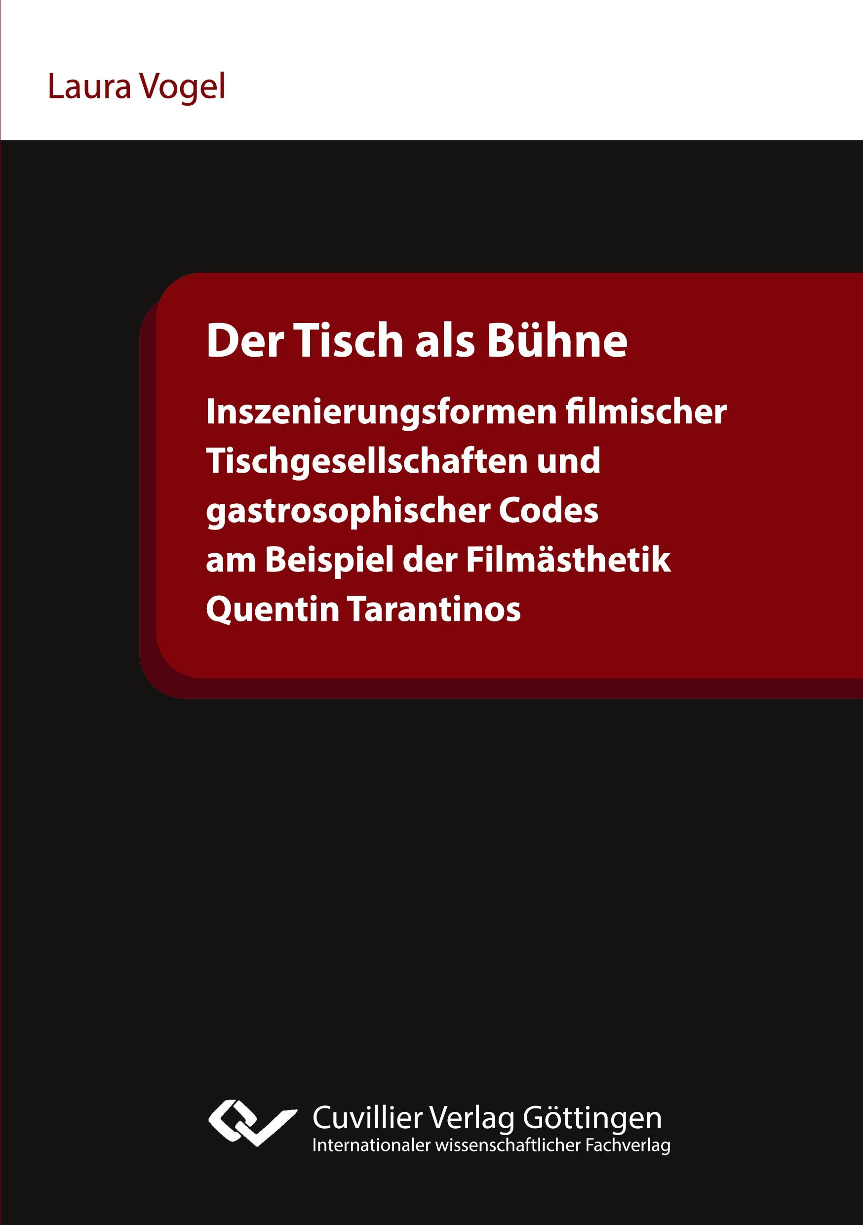 Vorderes Coverbild Der Tisch als Bühne