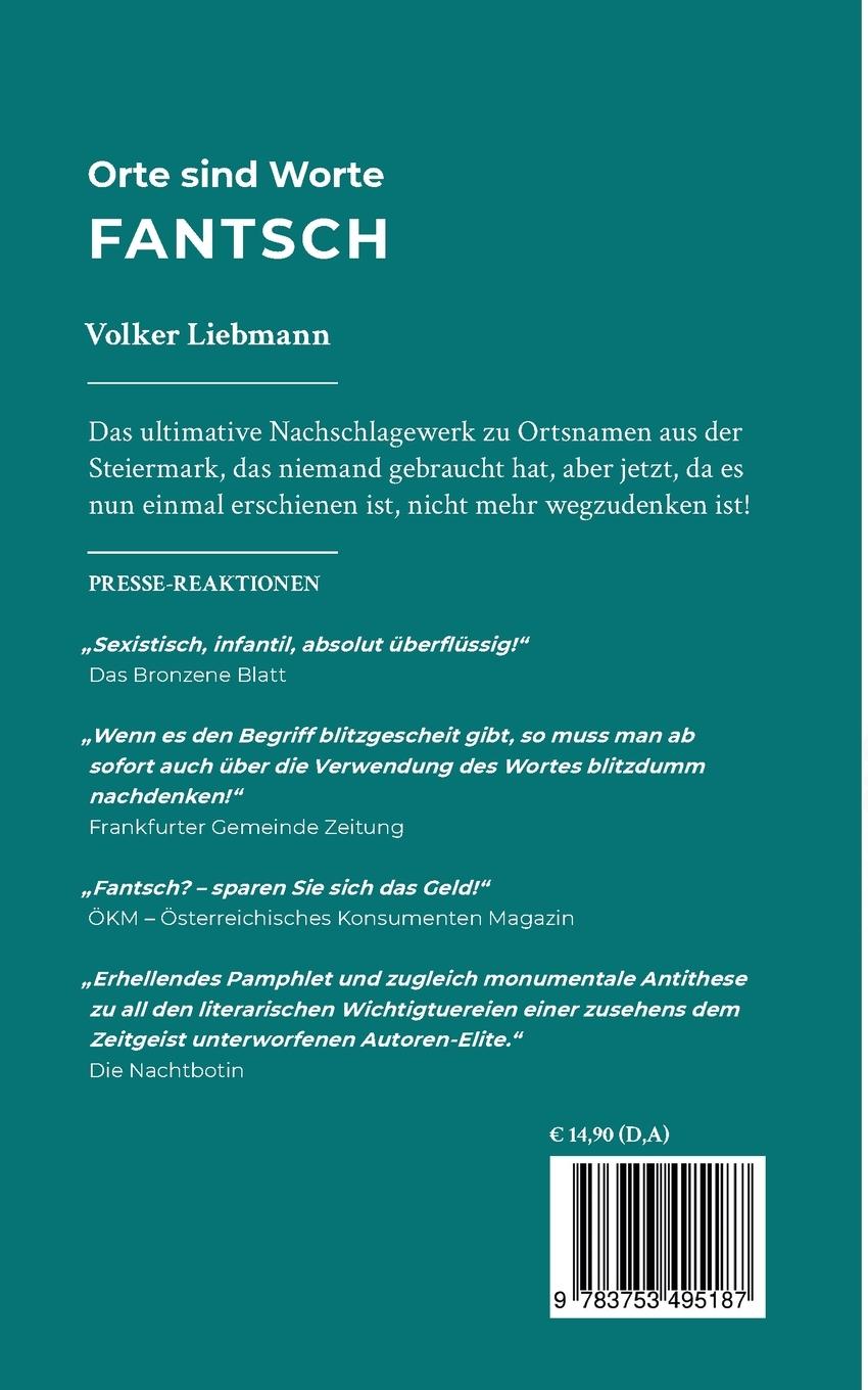 Rückseitencover Fantsch