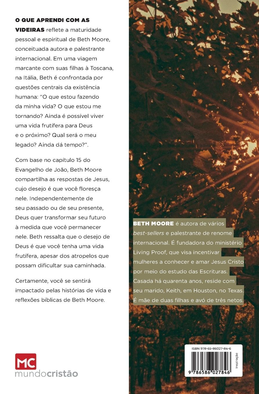 Rückseitencover O que aprendi com as videiras