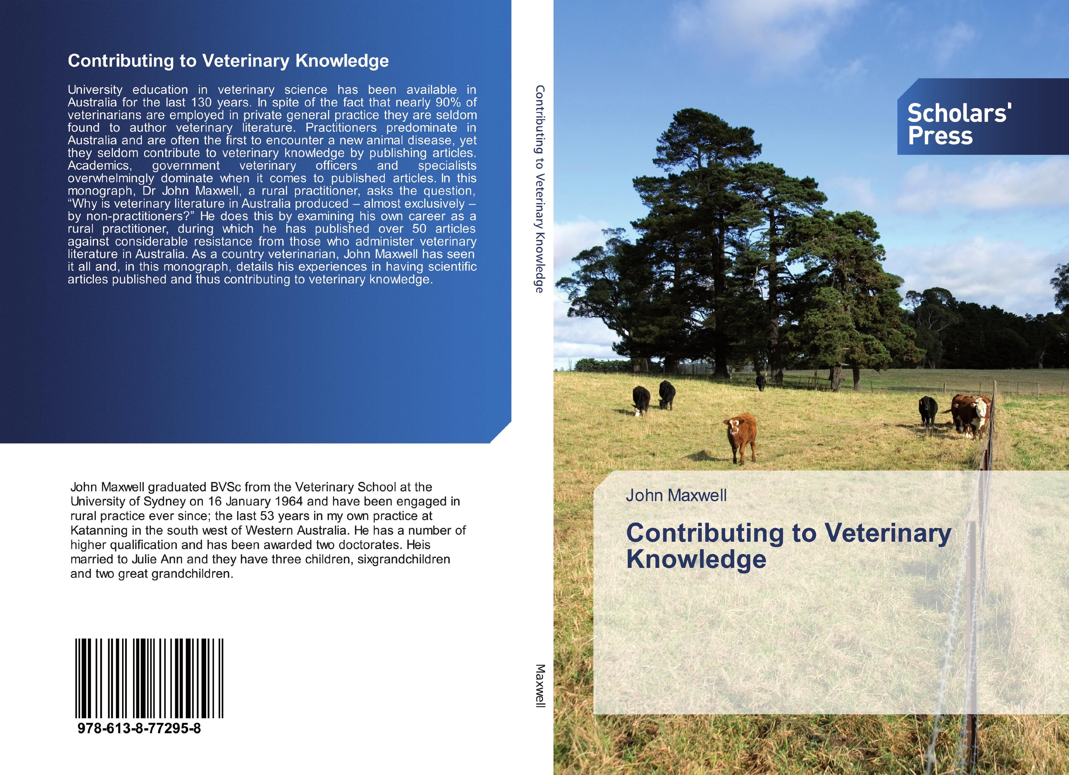 Vorderes Coverbild Contributing to Veterinary Knowledge