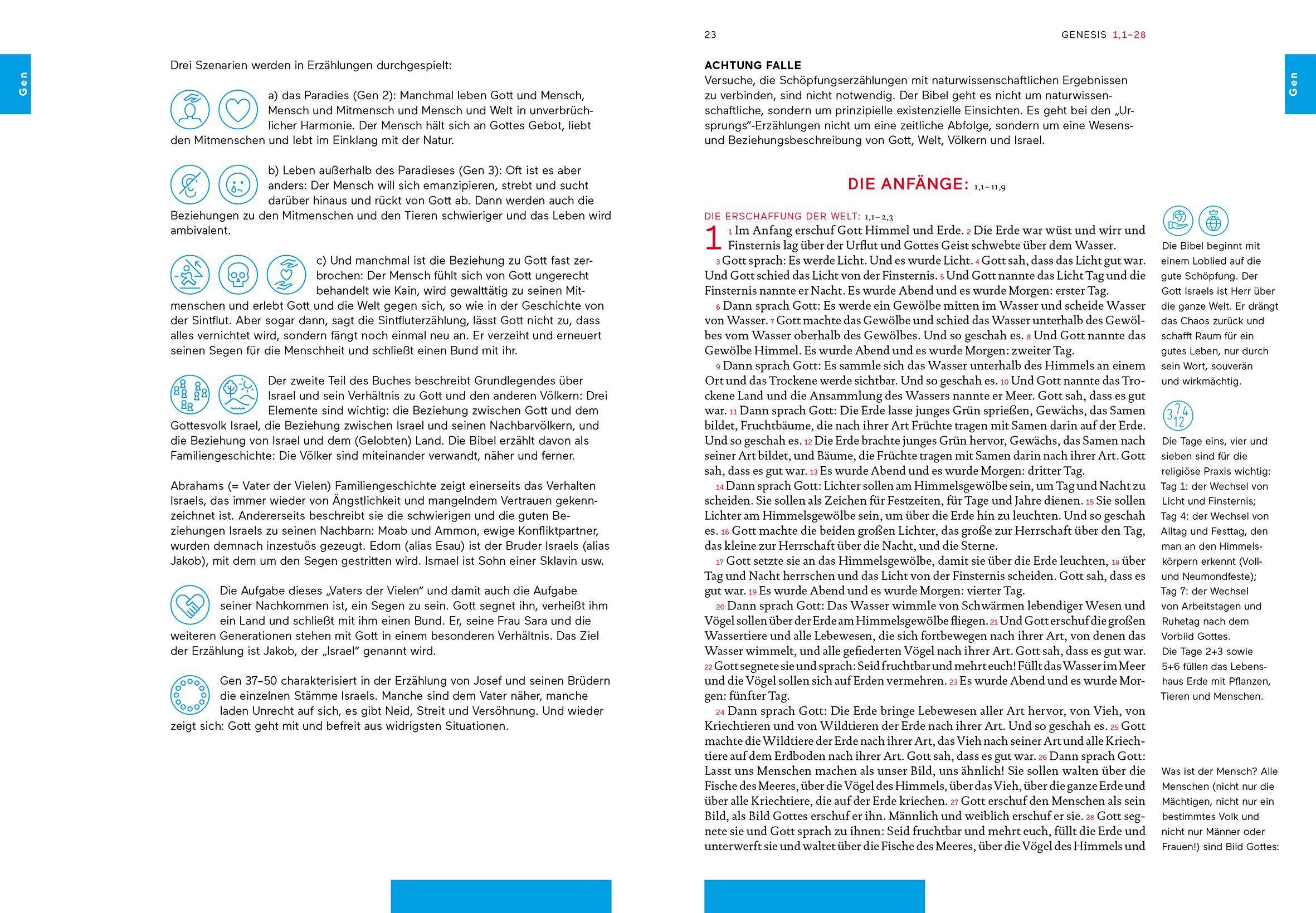 Beispielinhalt (Bild) Einblickbibel