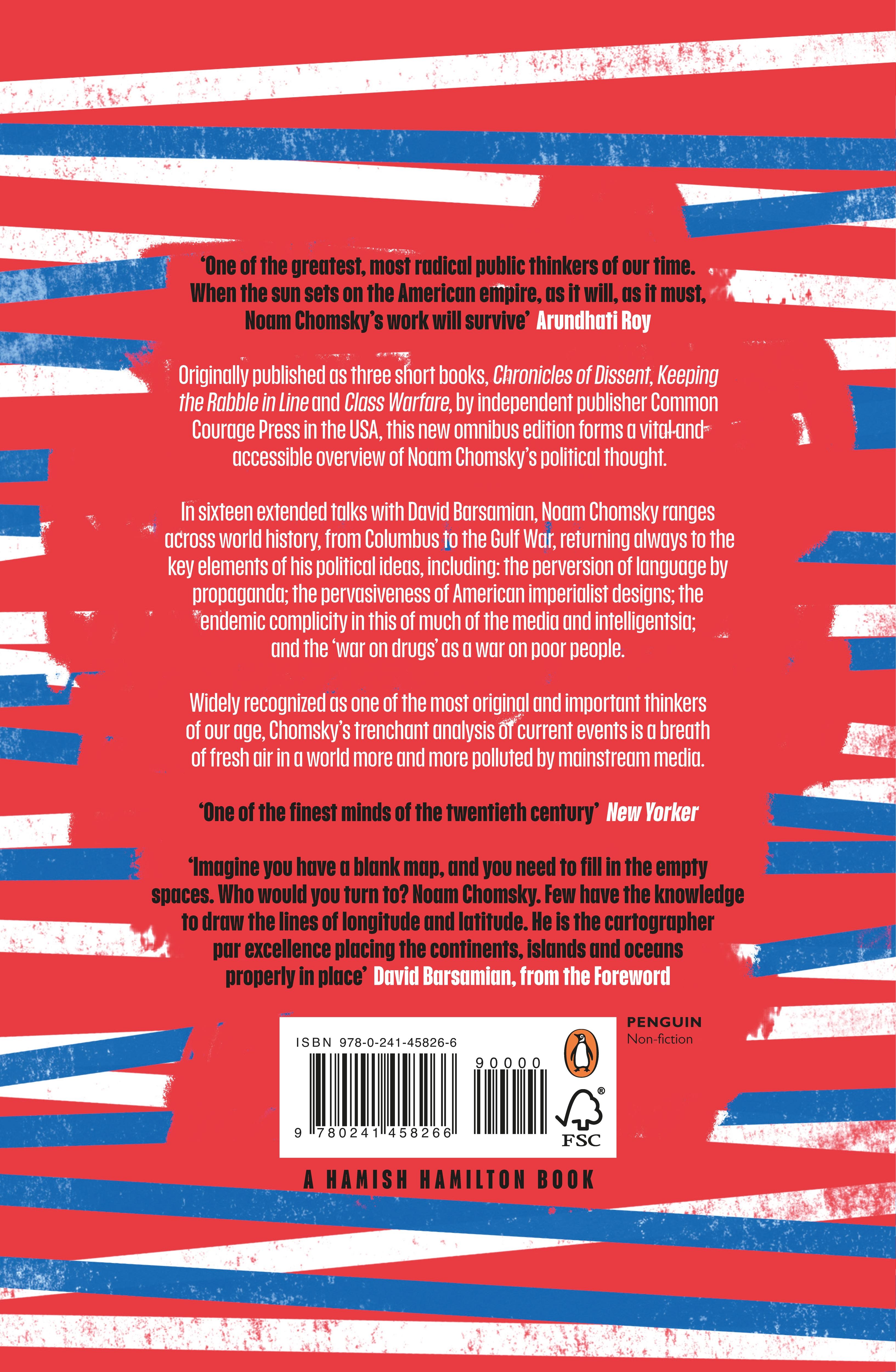 Rückseitencover Chronicles of Dissent