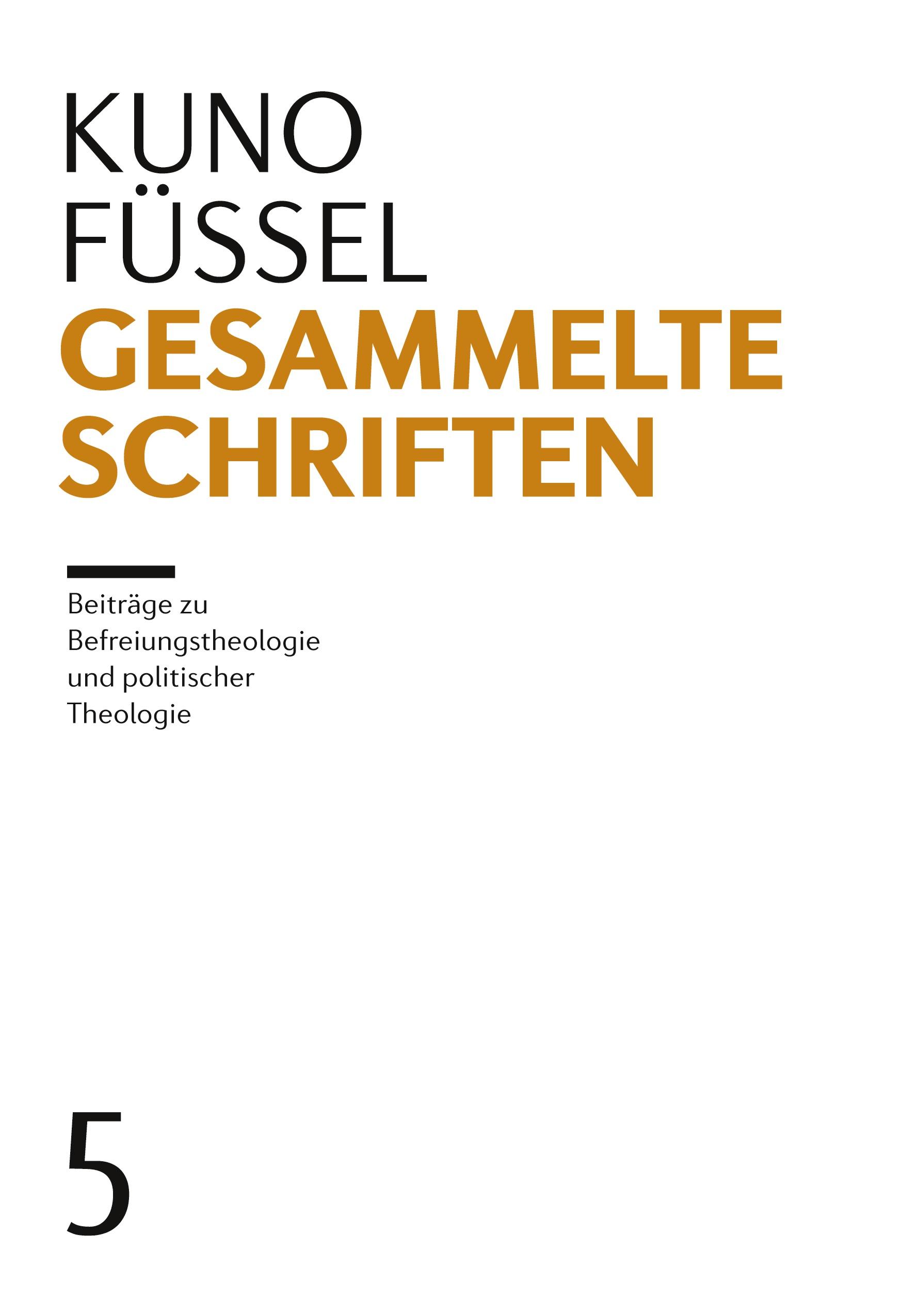 Vorderes Coverbild Gesammelte Schriften
