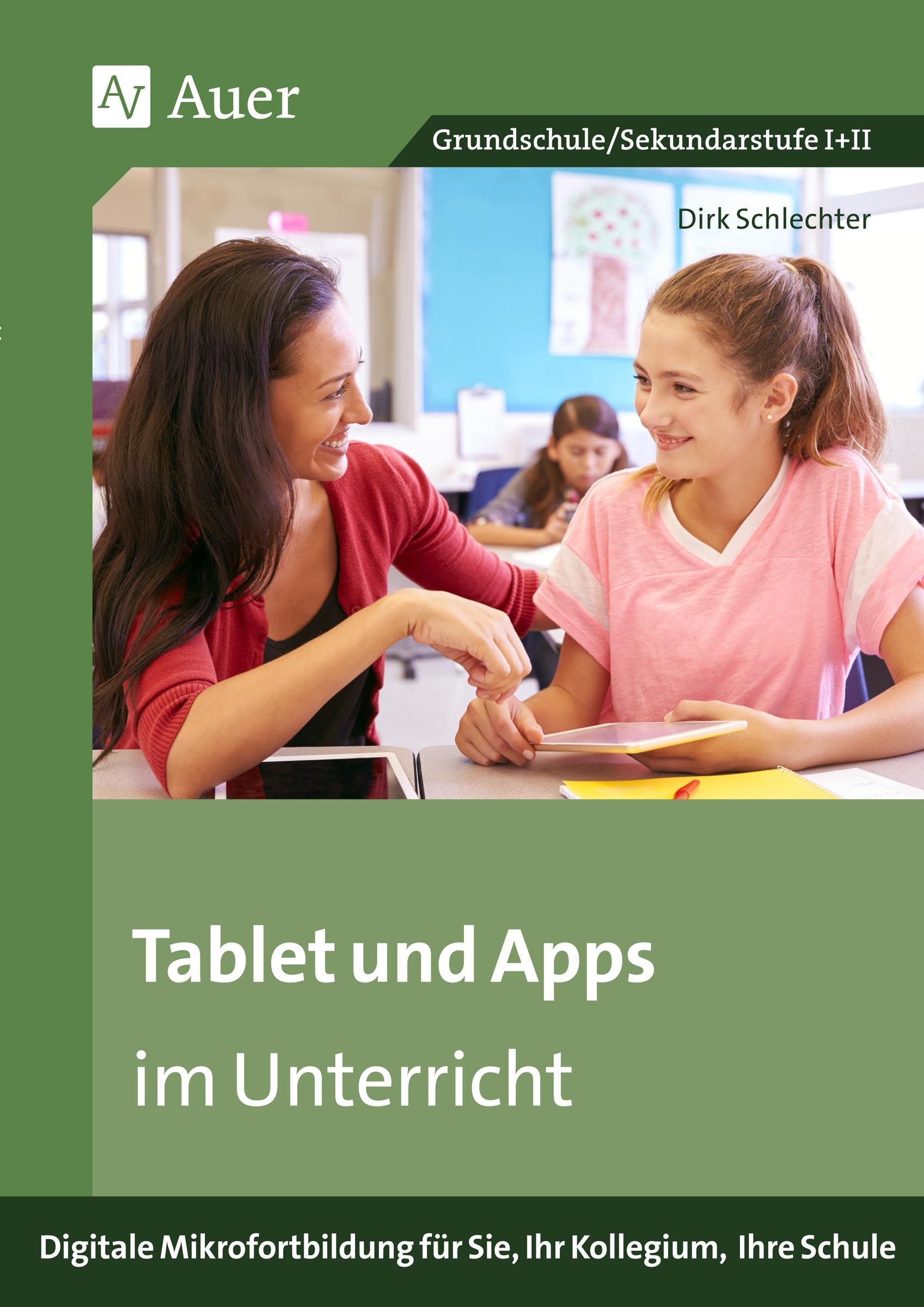 Vorderes Coverbild Tablet und Apps im Unterricht