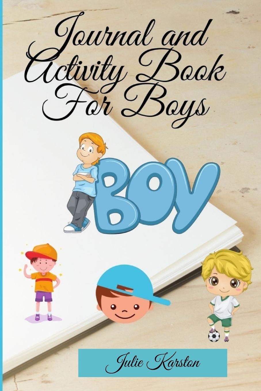 Vorderes Coverbild Journal and Activity Book for Boys