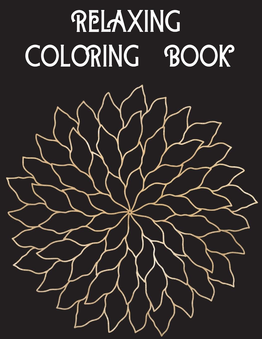 Vorderes Coverbild RELAXING COLORING BOOK