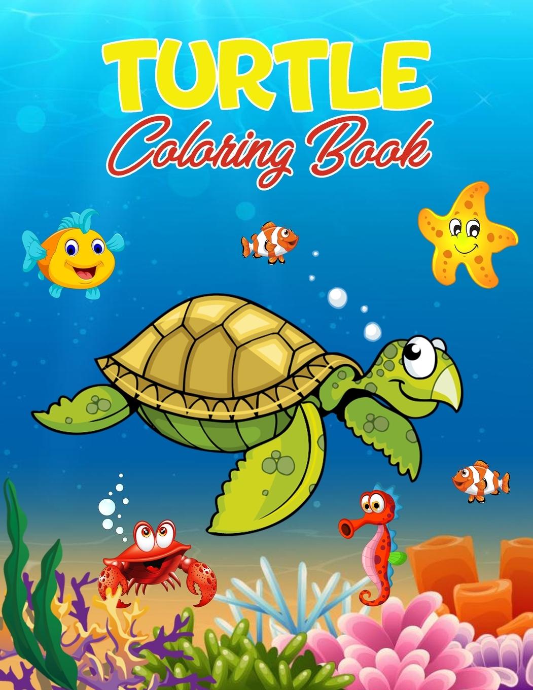 Vorderes Coverbild Turtle Coloring Book