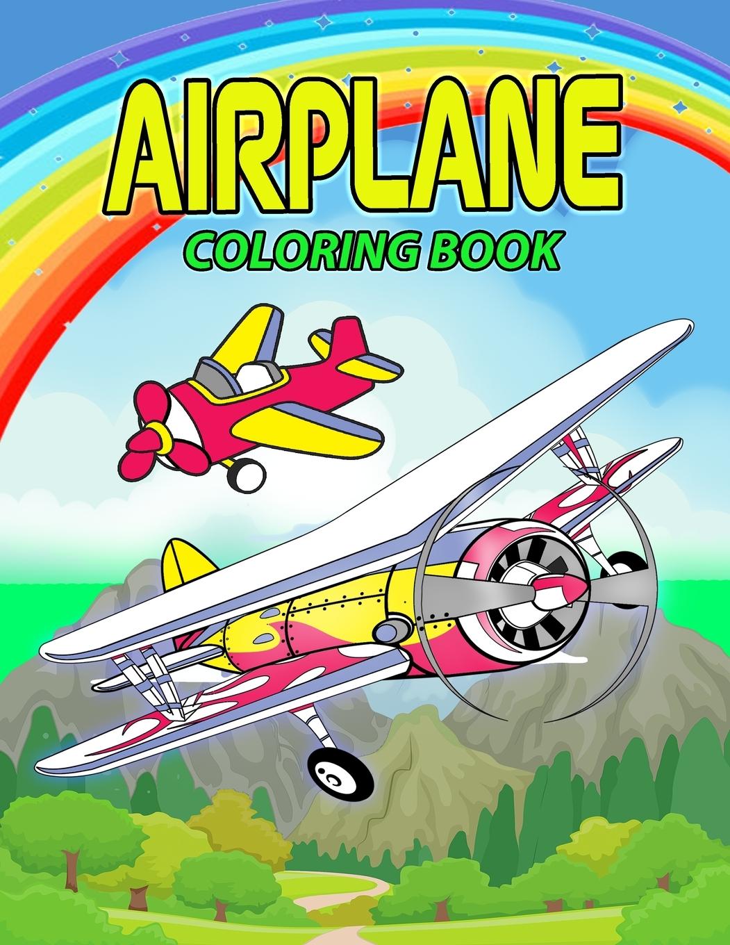 Vorderes Coverbild Airplane Coloring Book